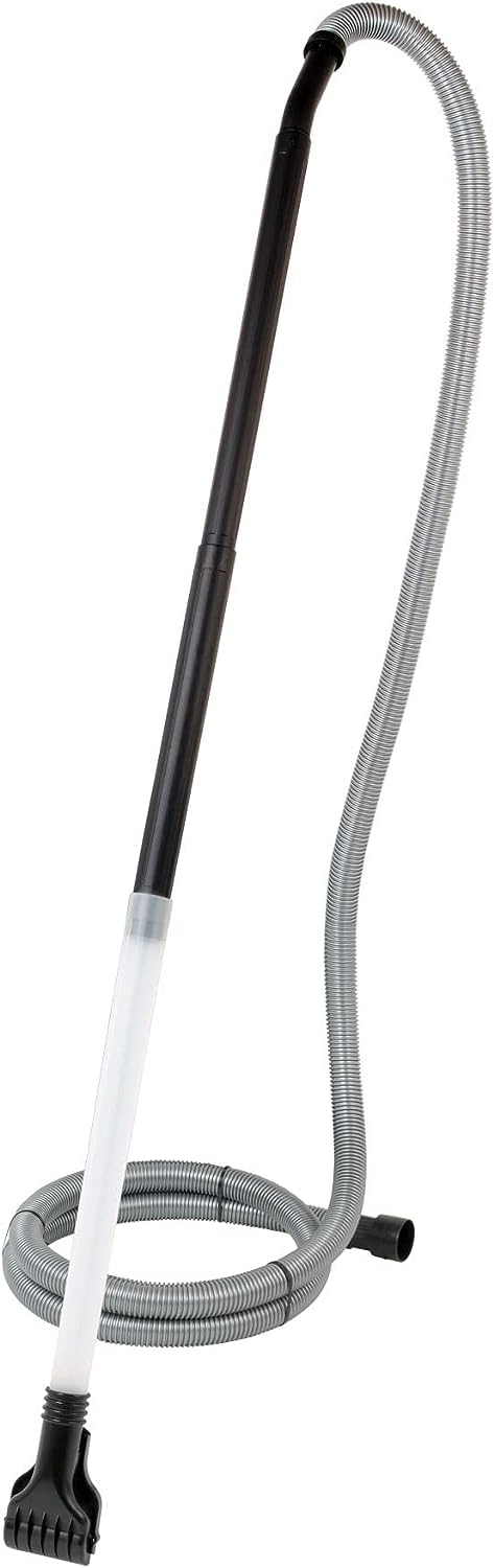T.I.P. Teichschlammsauger - Poolsauger (Tankvolumen 30 l, Saugrohr 2m – vierteilig – 2X transparent, Flachdüse für Teichschlamm, Grobfilter und Schmutzauffangsack, Rückschlagkappe) TSS 1600 K, 30519
