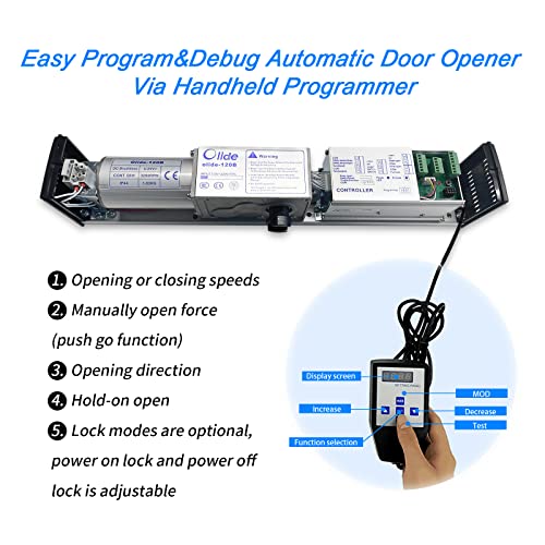 Olideauto Automatic Door Closers Triggered By Dog With Wifi Controller+Wireless Pet Detection Sensors,Phone App Control Remotely Automatic Dog Door Opener #TOP7