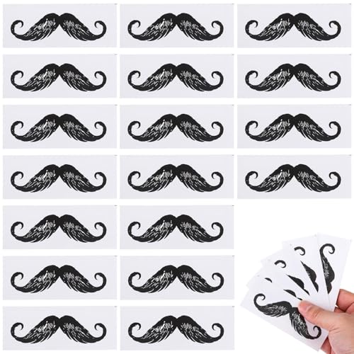 Artibetter Tiras Depilatorias de Cera Fría 50 Piezas para Depilar Nariz, Bigote y Barba Accesorios, Recomendadas para Depilación Facial Masculina y Femenina