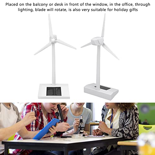 VBESTLIFE Mini-Solar-Windmühlen-Spielzeug, Pädagogisches Wissenschafts-Lehrpult-Windmühlen-Modell für Bildung, Heimdekoration, DIY