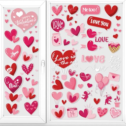 ALIBBON 9 hojas de calcomanías para ventana...