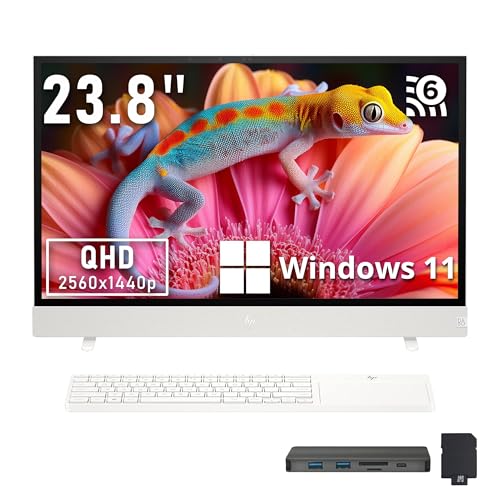 HP Envy Move 23.8 英寸 QHD 触摸一体机，英特尔 i5-1335U，...