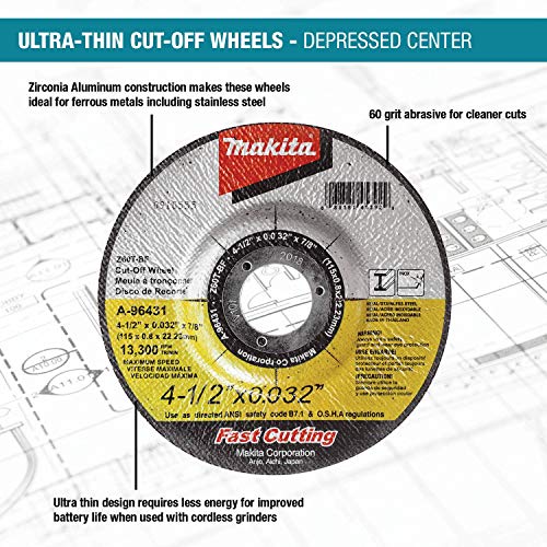 Makita A-96447 Ultra Thin Cut-Off Wheel