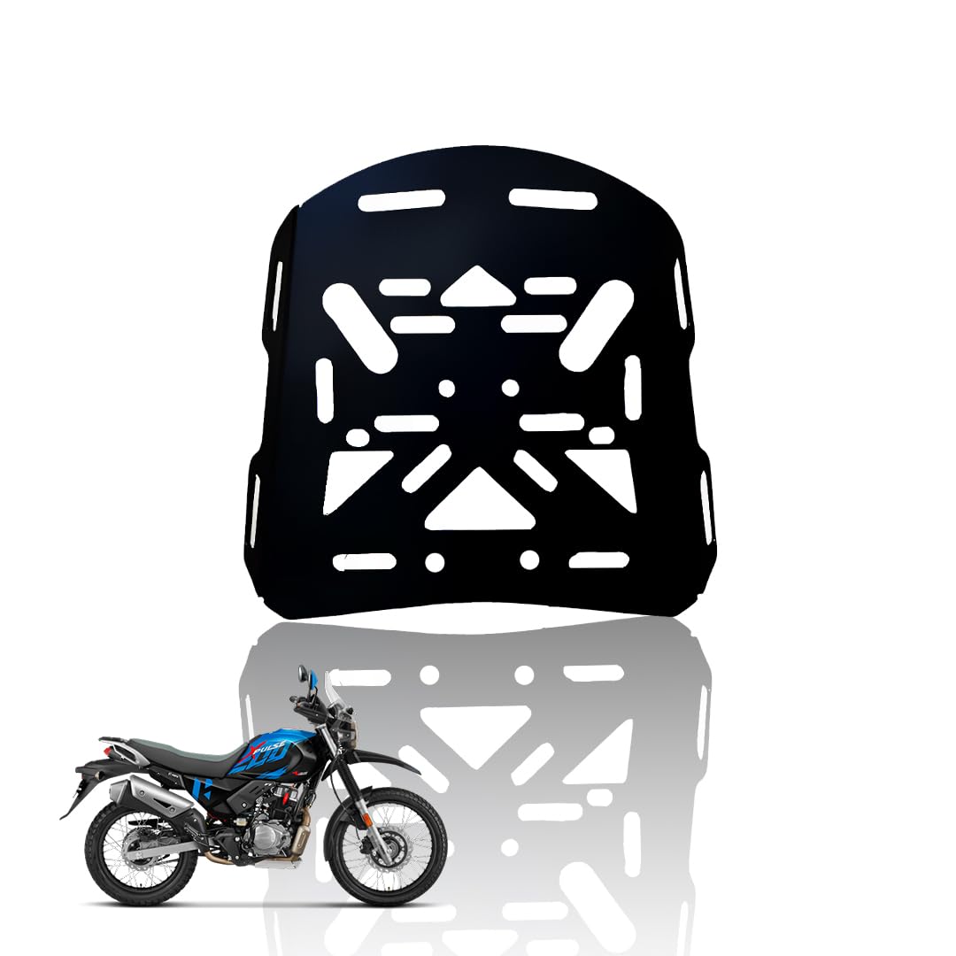 Metal Rear Luggage Rack Carrier Holder Support for Xpulse Motorbike | Durable Metal Construction for Enhanced Cargo Support