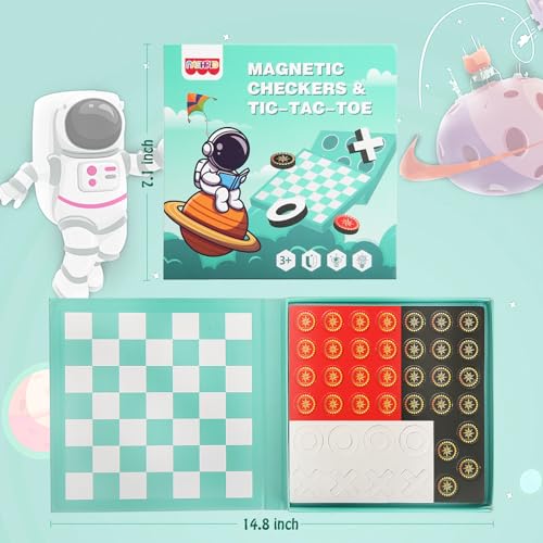 Nashrio TOY-02 Checkers Board Game For Kids 4-12 thumb #4