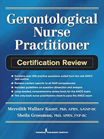 Gerontological Nurse Practitioner Certification Review book cover