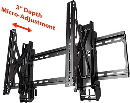 Miniatura 2 de Crimson VW4600G3 Soporte de pared para video con tecnología push-in, Pop-Out y 6 puntos de ajuste para una fácil alineación, negro, rango de tamaño