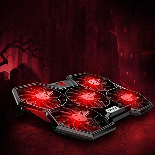 Soporte para notebook con 5 ventiladores silenciosos miniatura 6