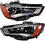 KarParts360 For Audi A3 / S3 Headlight 2015 2016 Pair Driver and Passenger Side HID For AU2502191 | 8V0 941 043 B