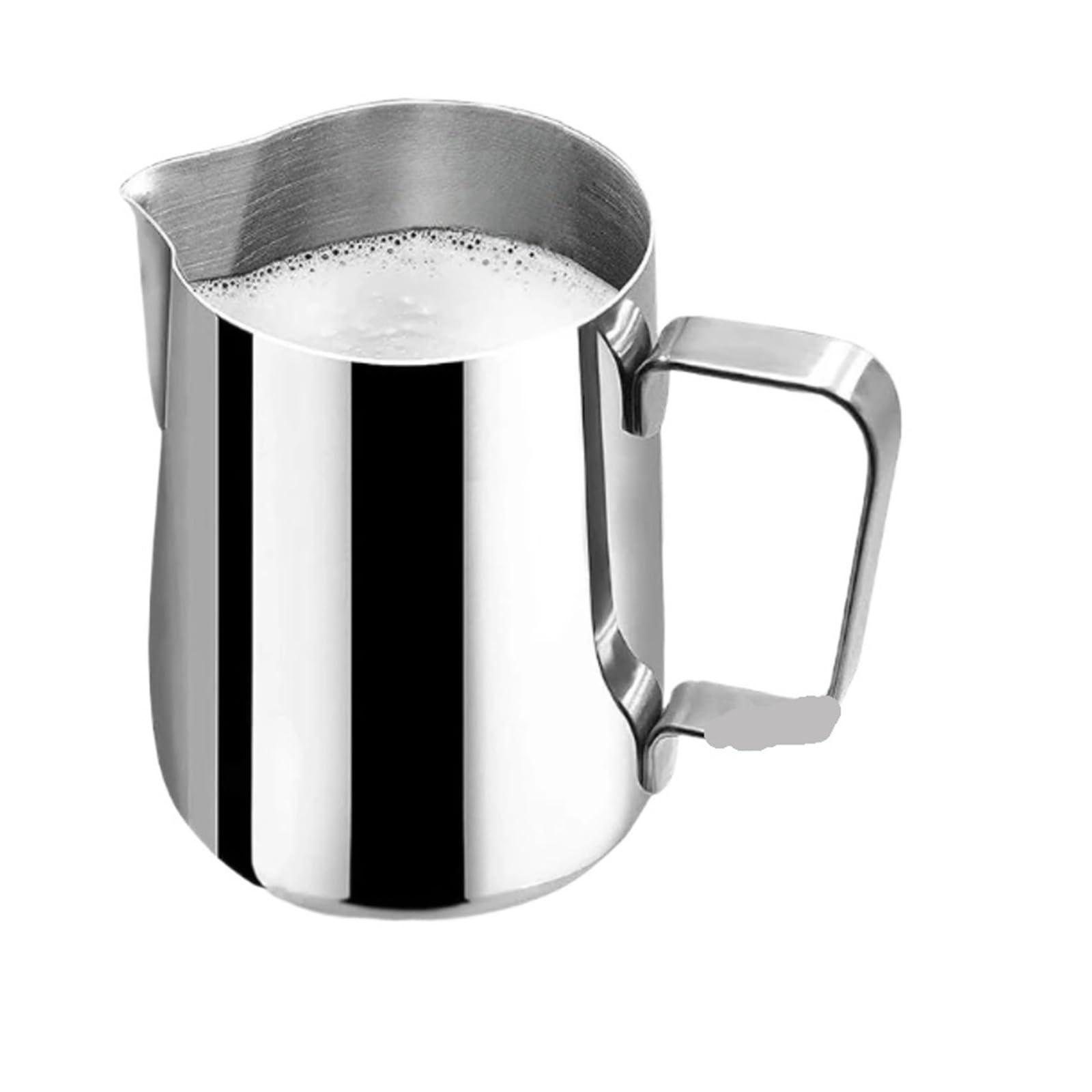 Jarra for espumar café con leche de 150-600ML, accesorios for olla medición acero inoxidable Latte Art(600ML)