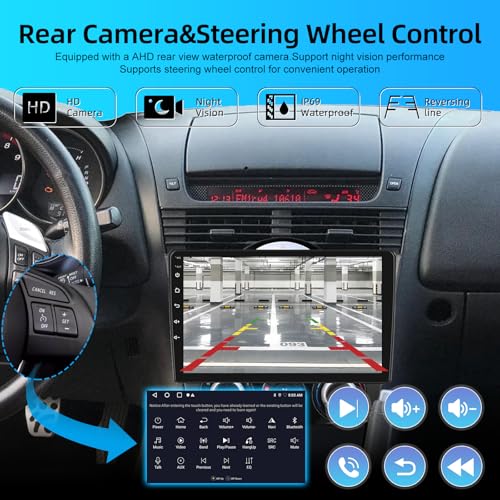 Radio Android 9 pulg. para Mazda RX-8 2003-2008 miniatura 7