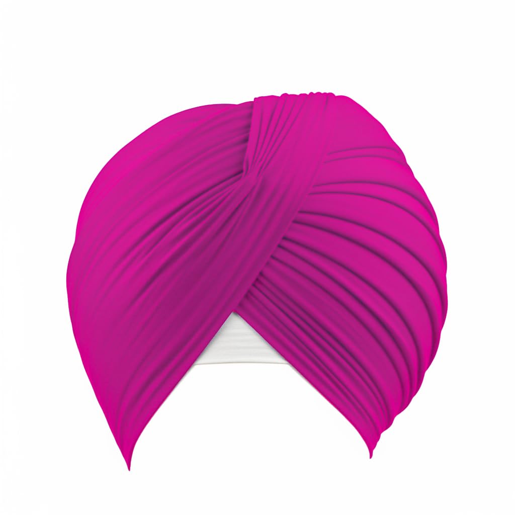Mulberry Purple Sikh Turban | Premium Full Voile or Rubia Fabric | Traditional Pagg, Cloth, Pagri for Men-image-8
