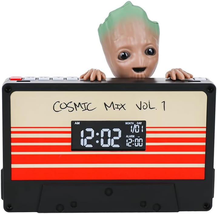PaladoneMarvel Studios I Am Groot Alarm Clock - Fun Guardians of The Galaxy Merch and Gift - 5.7" Tall