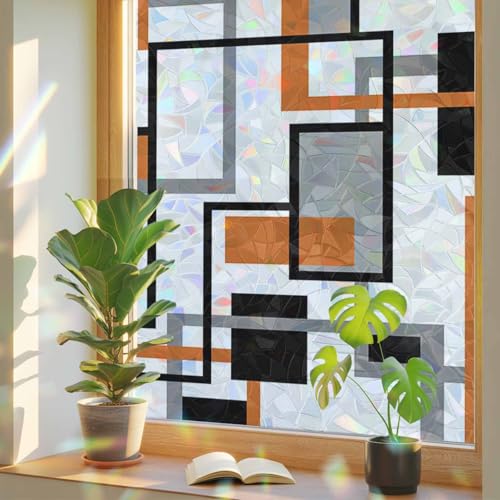 Película para ventana privacidad naranja 17.7x78.7 in miniatura 1