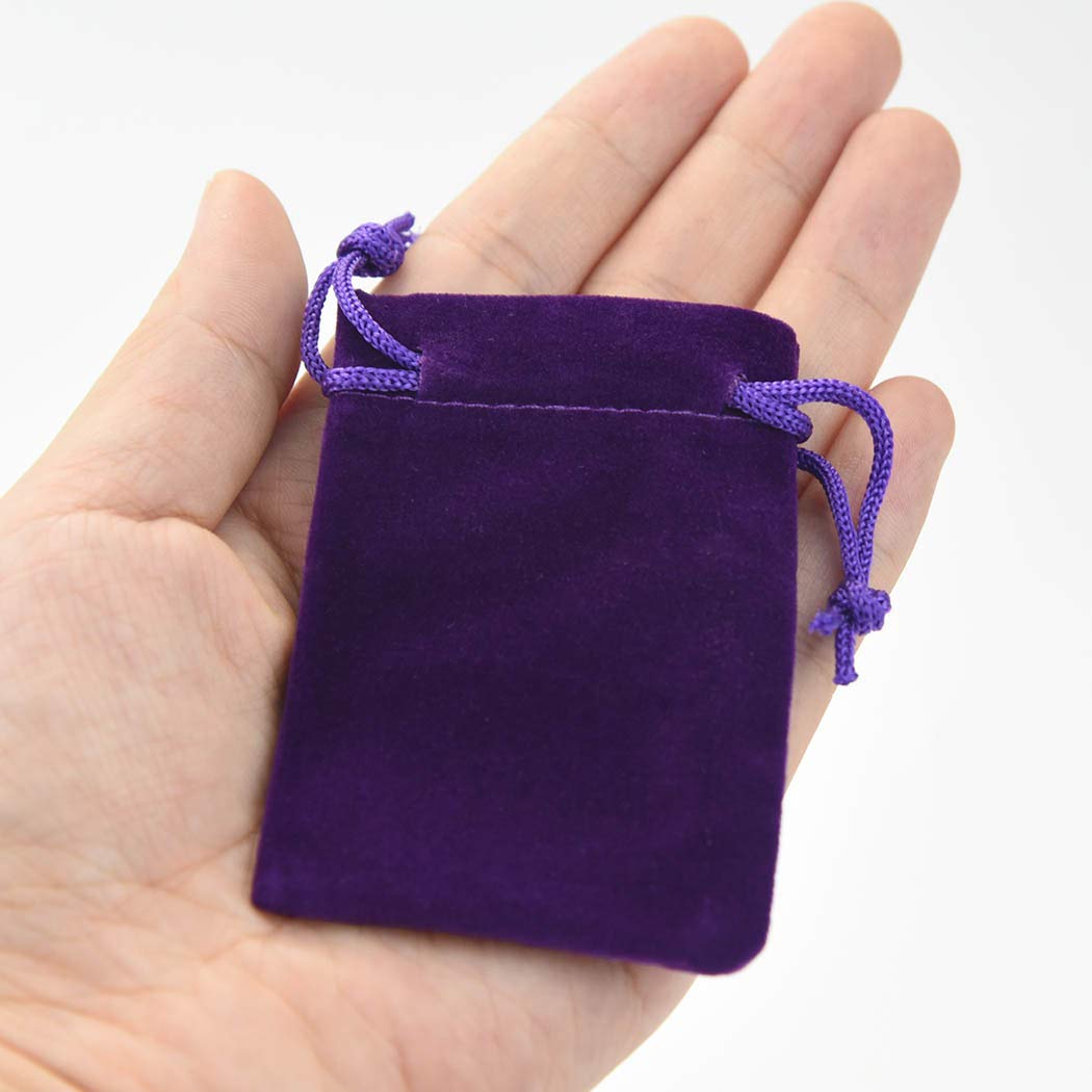 kayqbonke 30 PZ Sacchetti per Gioielli In Velluto, 15 Colori Sacchetti Regalo Piccoli, Sacchetti con Coulisse Da 7x9 cm, Sacchetti Regalo per