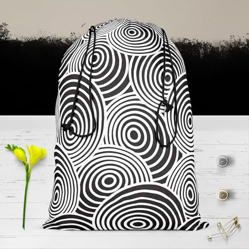 Image of ArtzFolio Circled Life | Reusable Sack Bag | Bag for Gym, Storage, Vegetable & Travel