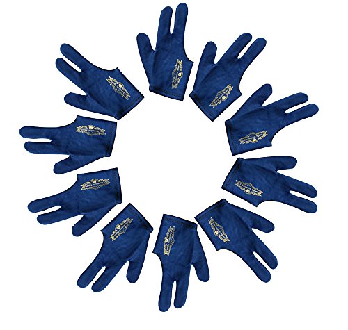 Lots Of 10 Champion Sport Dark Blue Right Hand Billiards Gloves For Pool Cues (10 Gloves Per Package), Get One Free Glove, Retail Price: $29.00 #TOP1
