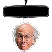 Larry David Funny Air Freshener TV Show Comedian Birthday Gag Gift Car Decor Lavender Scented