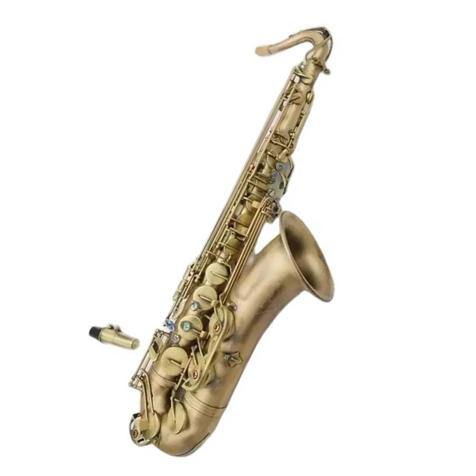 sassofono Sassofono Tenore Laccato Oro Sax Tenore Professionale Con Custodia Per Ance, Bocchino Al Collo