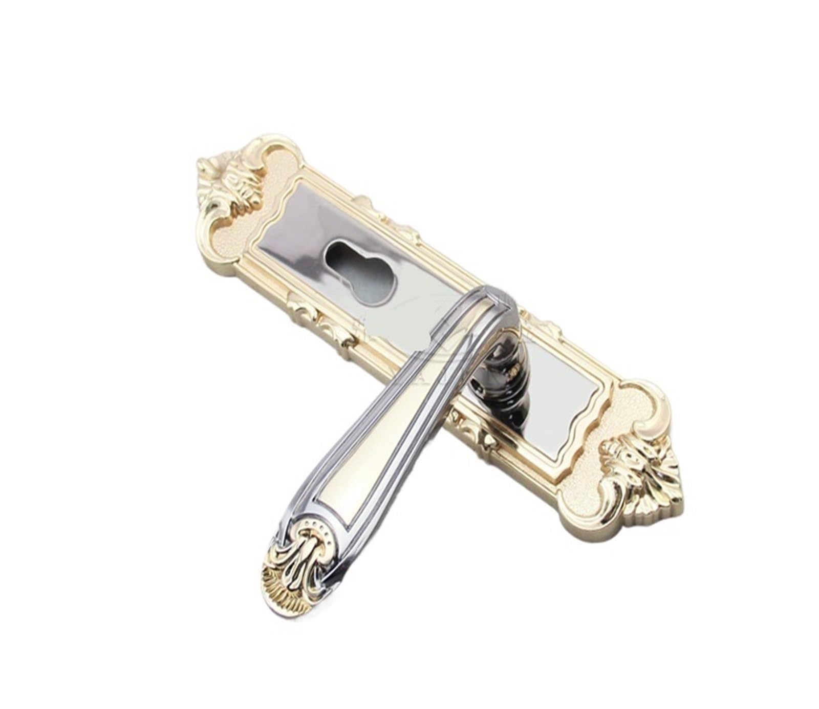 Aepqbgqj One Color Zinc Alloy European Style Magnetic Silent Mechanical Solid Door Lock