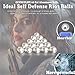 CCFREELIFE 50ct .68 Cal Self Defense Aluminum Balls, Fit for SD/LE T4E HDS HDR with Max Power for Training and Target Practice (7.3 Grams)