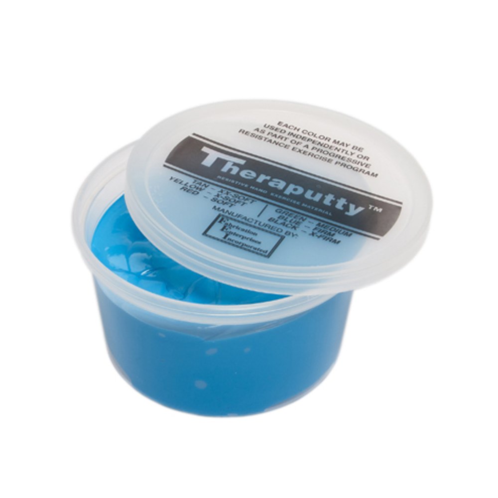 CanDo TheraPutty Antimicrobial - Therapeutic modelling clay - 1 lb - blue (strong)