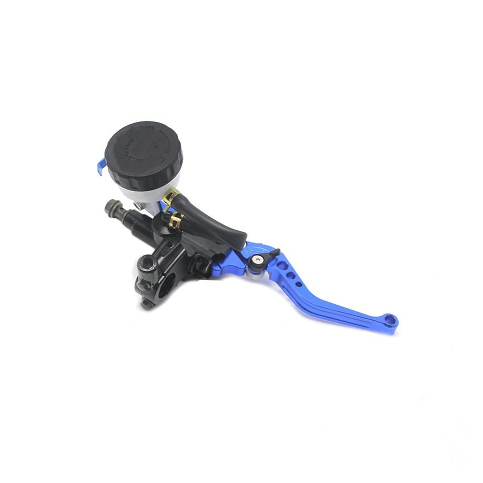 Iukmr Brake Blue Motorcycle Clutch Brake Lever 7/8" 22Mm Motorcycle Clutch Brake Master Cylinder Reservoir Levers Kit Fluid Set(Brake Blue)