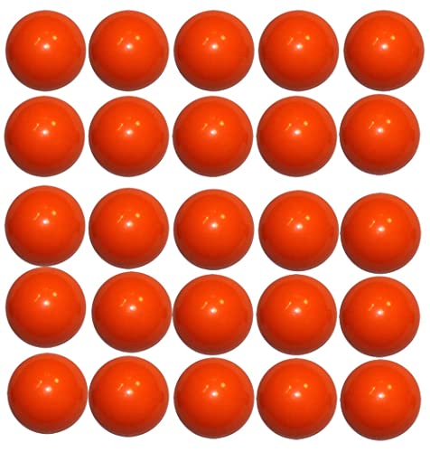 Manuel Gil Bola Futbolin Resina Color Naranja Brillo 35g 34mm 25 Unidades