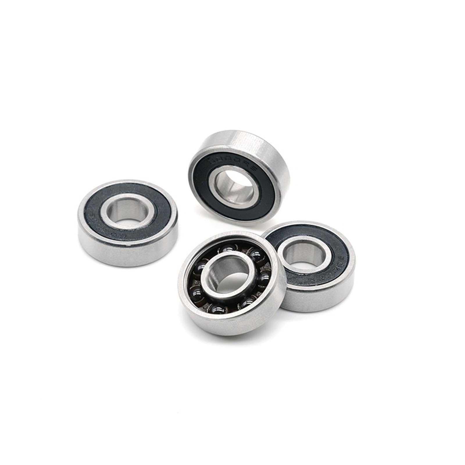 Roulements céramiques hybrides 6000RS 10 x 26 x 8 mm, pièces de rechange for boîtiers de pédalier 6000 RS 2RS, 2 pièces