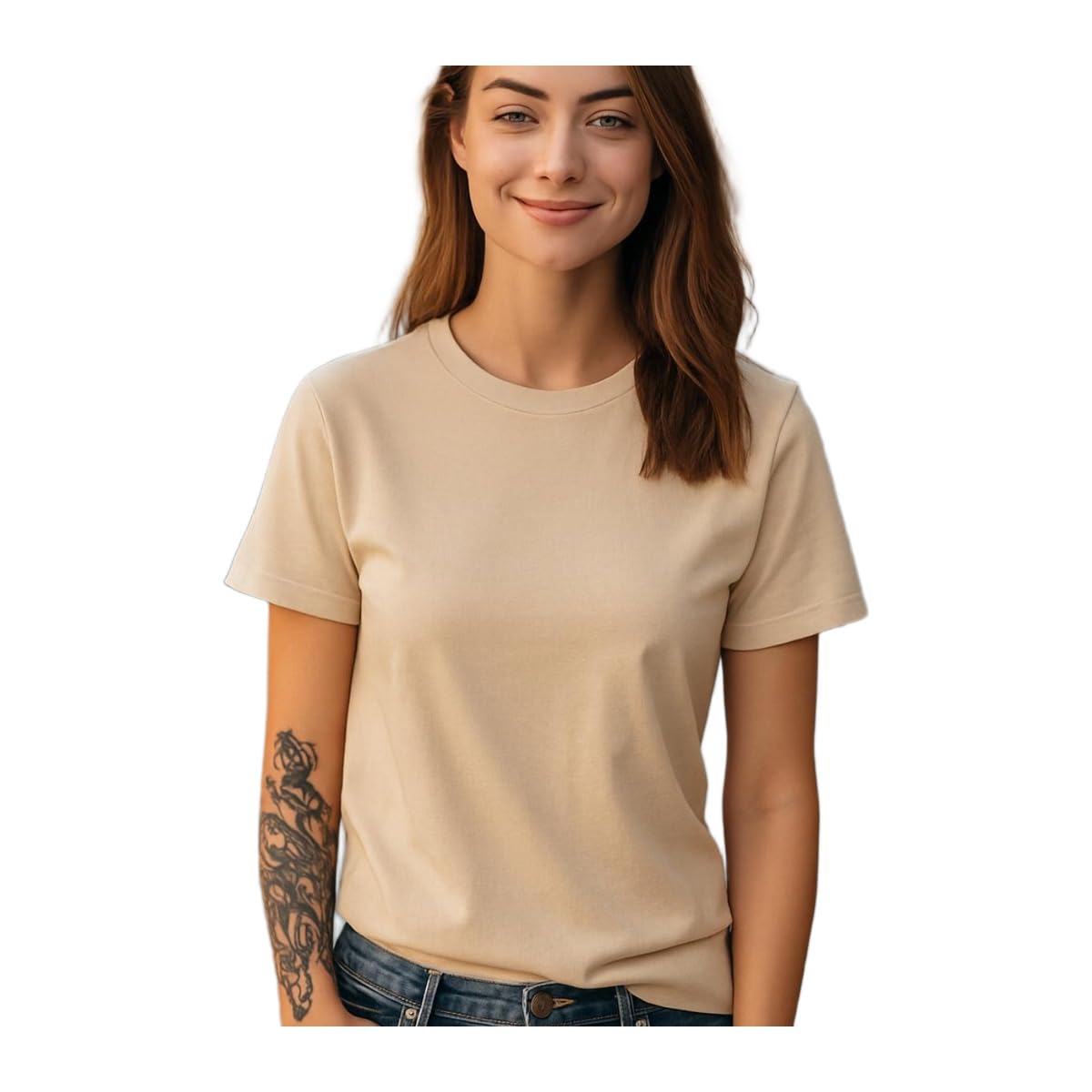 Camiseta Básica Feminina Lisa 100% Algodão Premium Confort em promoção! Veja a oferta e mais achadinhos de Blusas 2 Hoje é o melhor dia para comprar Camiseta Básica Feminina Lisa 100% Algodão Premium Confort com aquele preço maroto! Promoção! Aproveite a oferta! 2