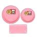 Serves 50 | Big Party Pack Pink 50-Set (Dinner Plates, Dessert Plates, Luncheon Napkins) Party Avenue Bundle-Pack | Complete Party Pack | Baby Shower, Office parties, Birthday Parties, Festivals, Pink Theme