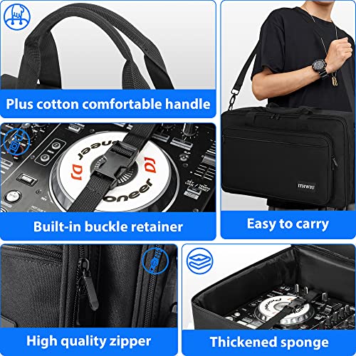 Image of Padded Dj Controller Case for DDJ-FLX6, DDJ-800, DDJ-1000, 1000SRT, DDJ-SX, DDJ-SX2 SX3, DDJ-RX, XDJ-RR DJ Controller Carrying Bag 29.5 X 17.7 X 4.7 Inch