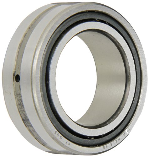 INA NKIS40 Needle Roller Bearing, With Inner Ring, Steel Cage, Open End, Oil Hole, Metric, 40mm ID, 65mm OD, 22mm Width, 9500rpm Maximum Rotational Speed