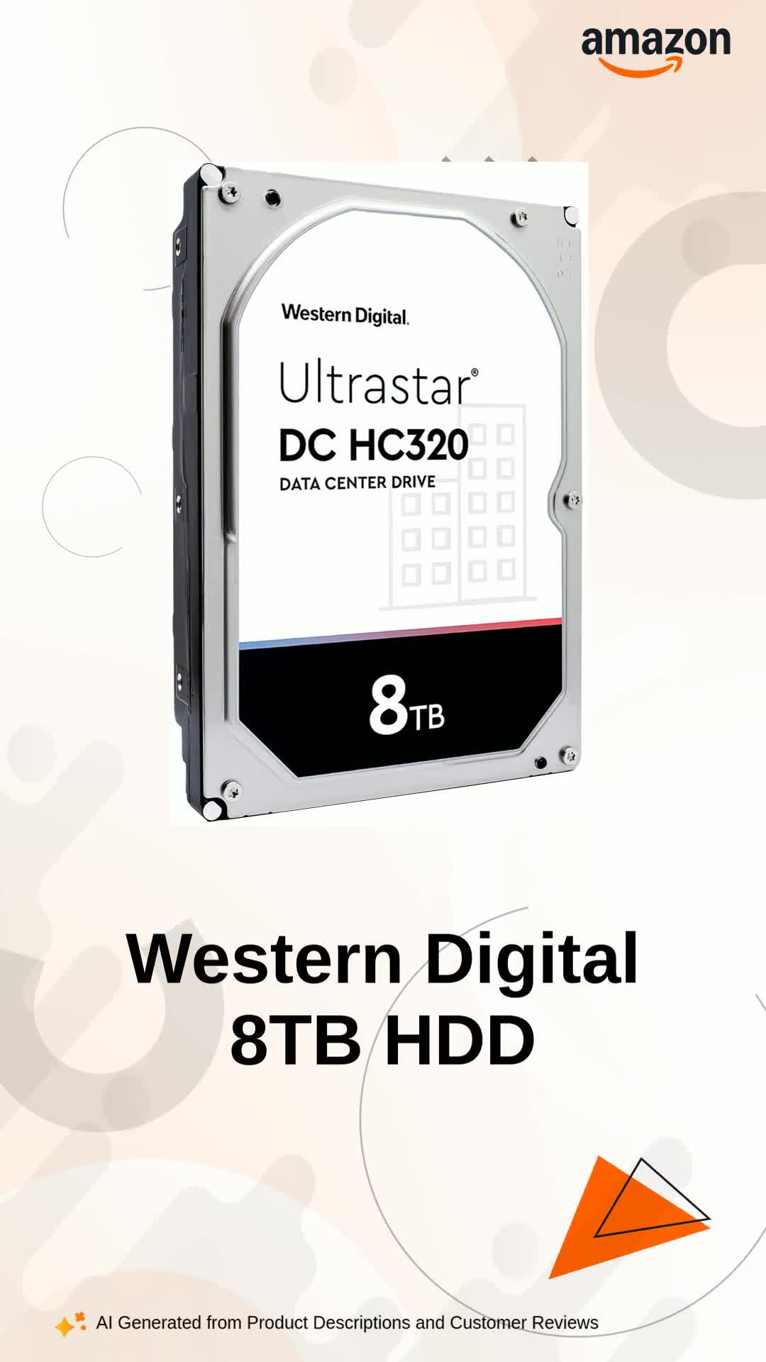 Western Digital 8TB Ultrastar DC HC320 SATA HDD