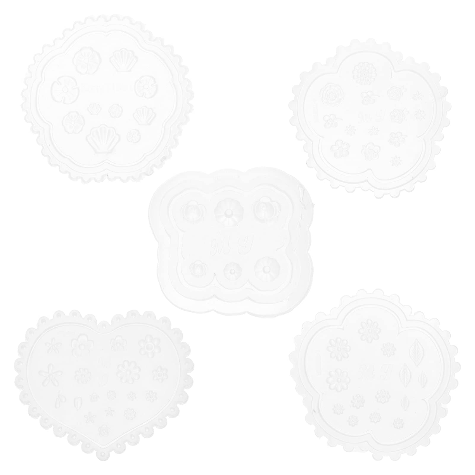 Lurrose 6-teiliges Nagel-Dekoset – Selbstklebende Schleifen-Ornamente Aus Legierung Für Maniküre Zu Hause