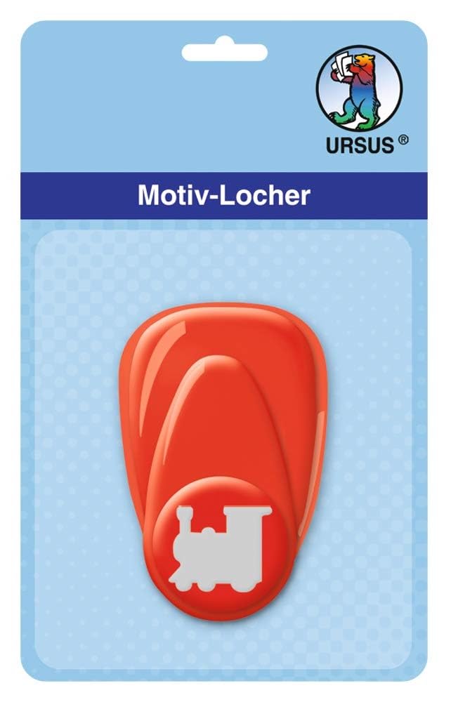 Ursus Perforatrice Con Leva Maxi, Cerchio Da 50,8 Mm, Colore Blu, Per Scrapbooking E Biglietti, Per Carta 160-220 G/m², Base Con Raccolta - 3