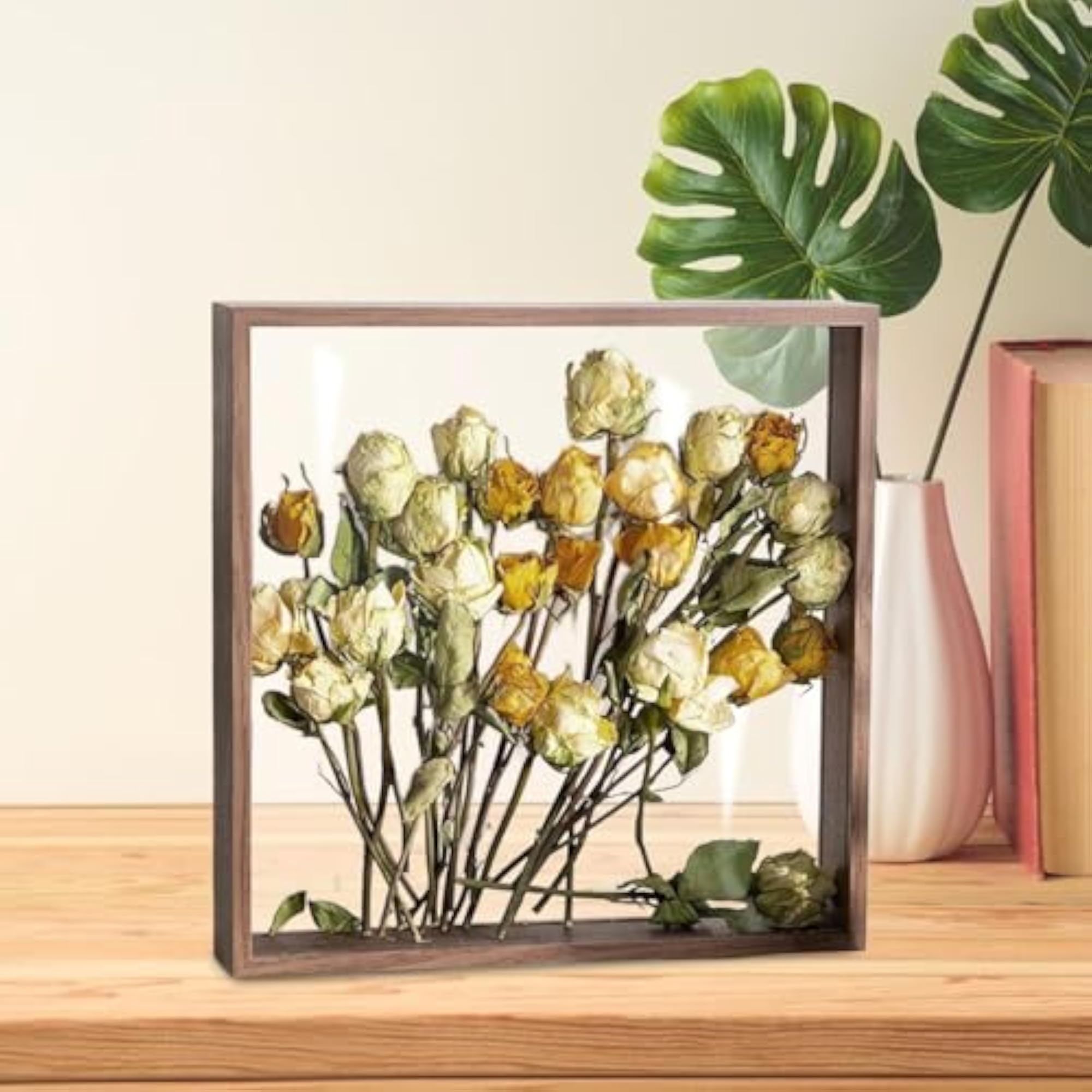 Dried Flower Display Case Shadow Box Frame