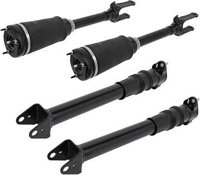 Front and Rear Air Struts fit for Mercedes-Benz for GL320 2007-2009, for GL350 2010-2012, for GL450 2007-2012, for GL500 2008-2012, 1643204513 Air Suspension Shock Absorber Spring Strut Kit