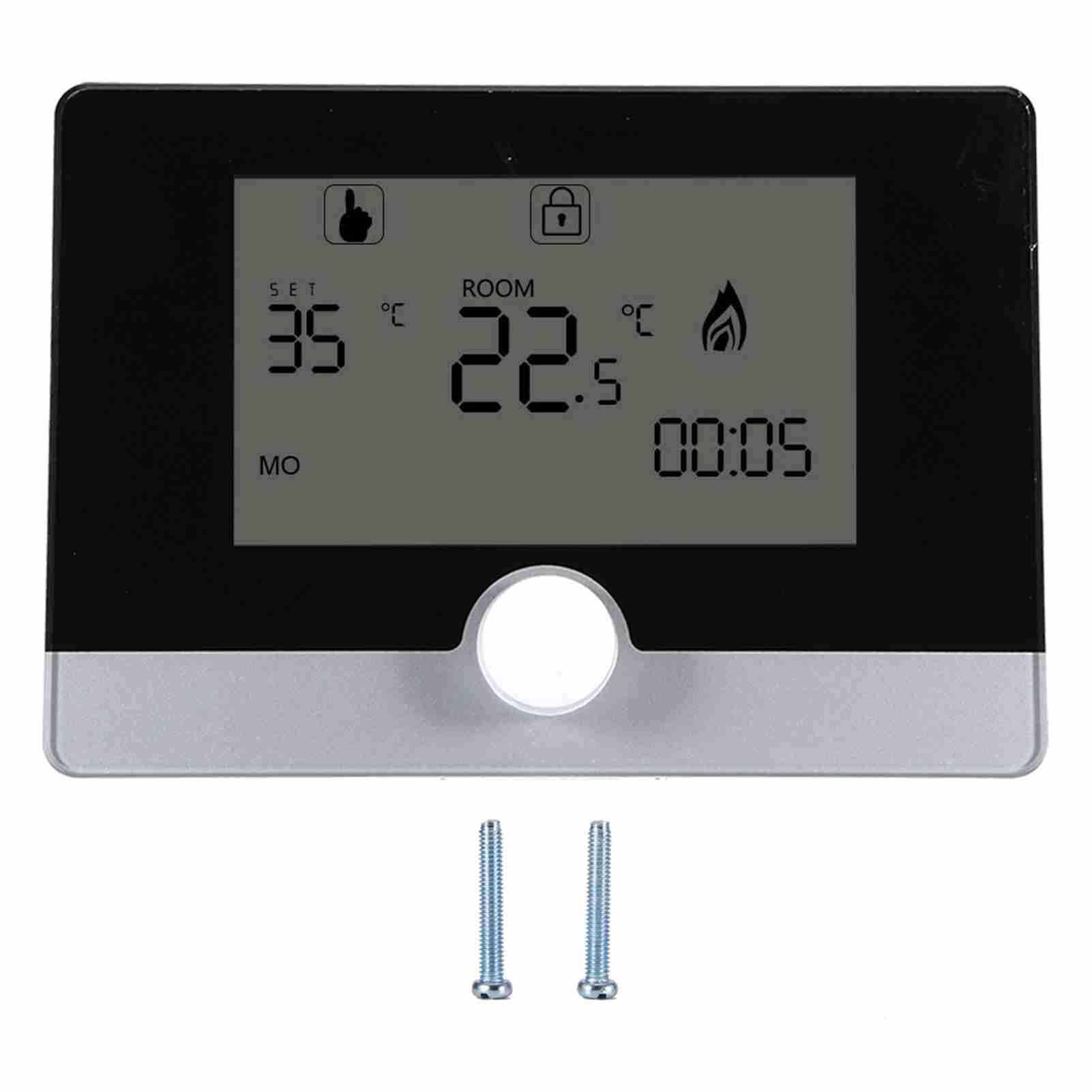Termostato digitale programmabile per termostato per di riscaldamento a caldaia a parete(01)
