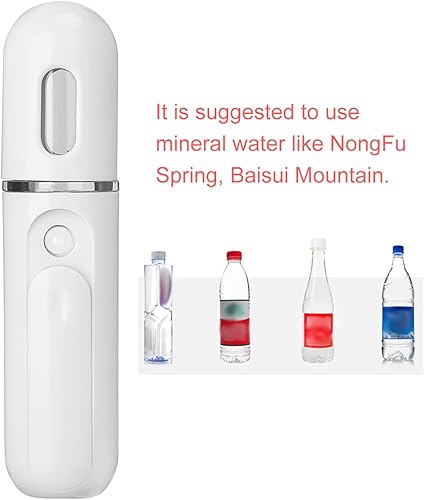 Miniatura 8 de Atomizador de humedad facial de niebla fina para la cara Spritz de mano refrescante para la piel hidratación profunda, pulverizador de