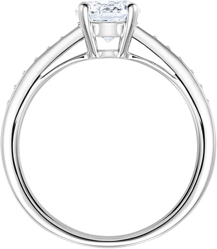 Miniatura 4 de Swarovski Colección de joyas de anillos redondos de atracción acabado rodio cristales transparentes