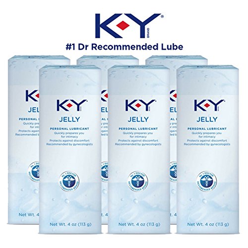 K-Y Jelly Personal Lubricant, 4 oz.(Pack of 6)