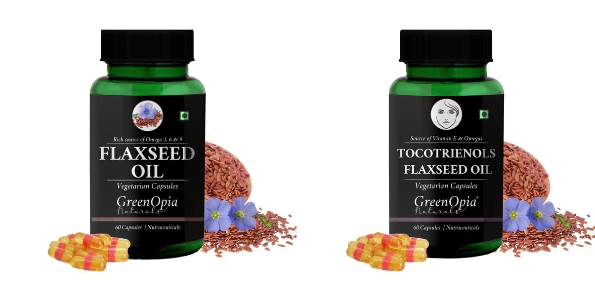 Flax Seed Oil Tocotrienols Flaxseed Wellness Daily Vitality 60 CAPSULES-image-25