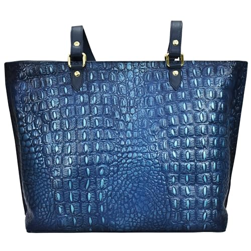 Image of Anuschka Women's Original Hand-Painted Genuine Leather Large Zip Top Tote