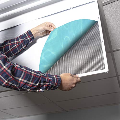 Image of Fluorescent Light Cover for Classroom Ceiling Lights - Premium Backlit Film Insert 2x4 (22.38 inchx46.5 inch) Florescent Fixture (Pack of 1) School, Office, Sensory, Improve Focus, Eliminate Headache, Dolphin