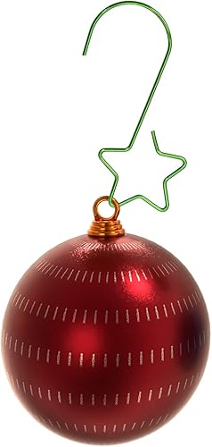 Miniatura 4 de Tupalizy 80 ganchos de adorno en forma de estrella para colgar decoraciones de árbol de Navidad, ganchos de acero inoxidable S para manualidades,