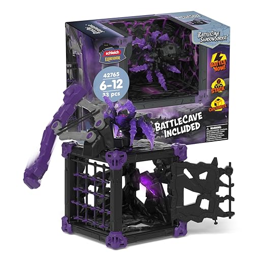 Image of Schleich Eldrador - 33Pc Battlecave Shadow Spider Playset - Kids 7+ | 42765