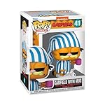 Funko Pop! Comics: Garfield– Garfield with Mug - Figura de Vinilo Coleccionable - Idea de Regalo- Mercancia Oficial - Juguetes para Niños y Adultos - Cartoons Fans - Muñeco para Coleccionistas