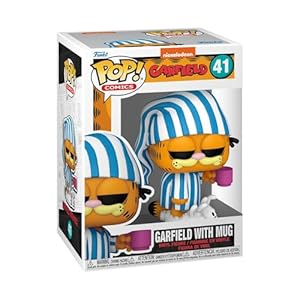 Funko Pop! Comics: Garfield– Garfield with Mug – Figura de Vinilo Coleccionable – Idea de Regalo- Mercancia Oficial – Juguetes para Niños y Adultos – Cartoons Fans – Muñeco para Coleccionistas