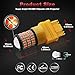 Yorkim 3157 LED Bulb Amber, Turn Signal Bulb Yellow, Bright 3156 3457A 4057 4157 LED Light for Front Rear Turn Signal Light Blinker DRL Marker Parking Lights, Pack of 2